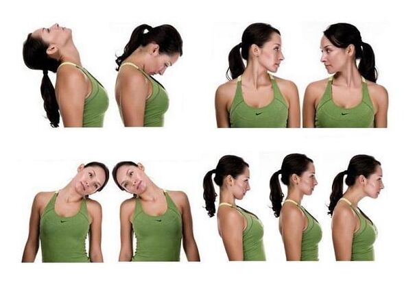 Exercícios para osteocondrose da coluna cervical